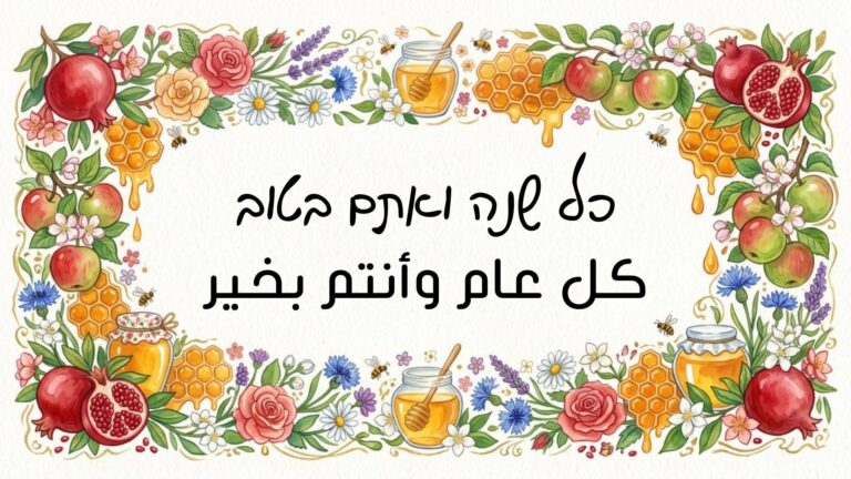 כל שנה ואתם בטוב | كل عام وأنتم بخير